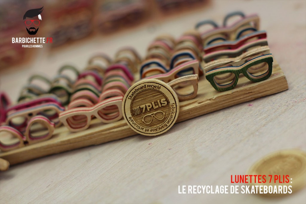 Lunettes 7PLIS skateboard recyclé #BOWL