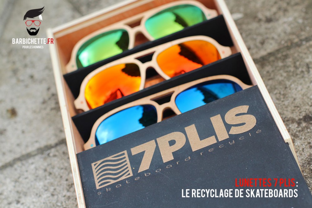 Lunettes 7PLIS skateboard recyclé #BOWL